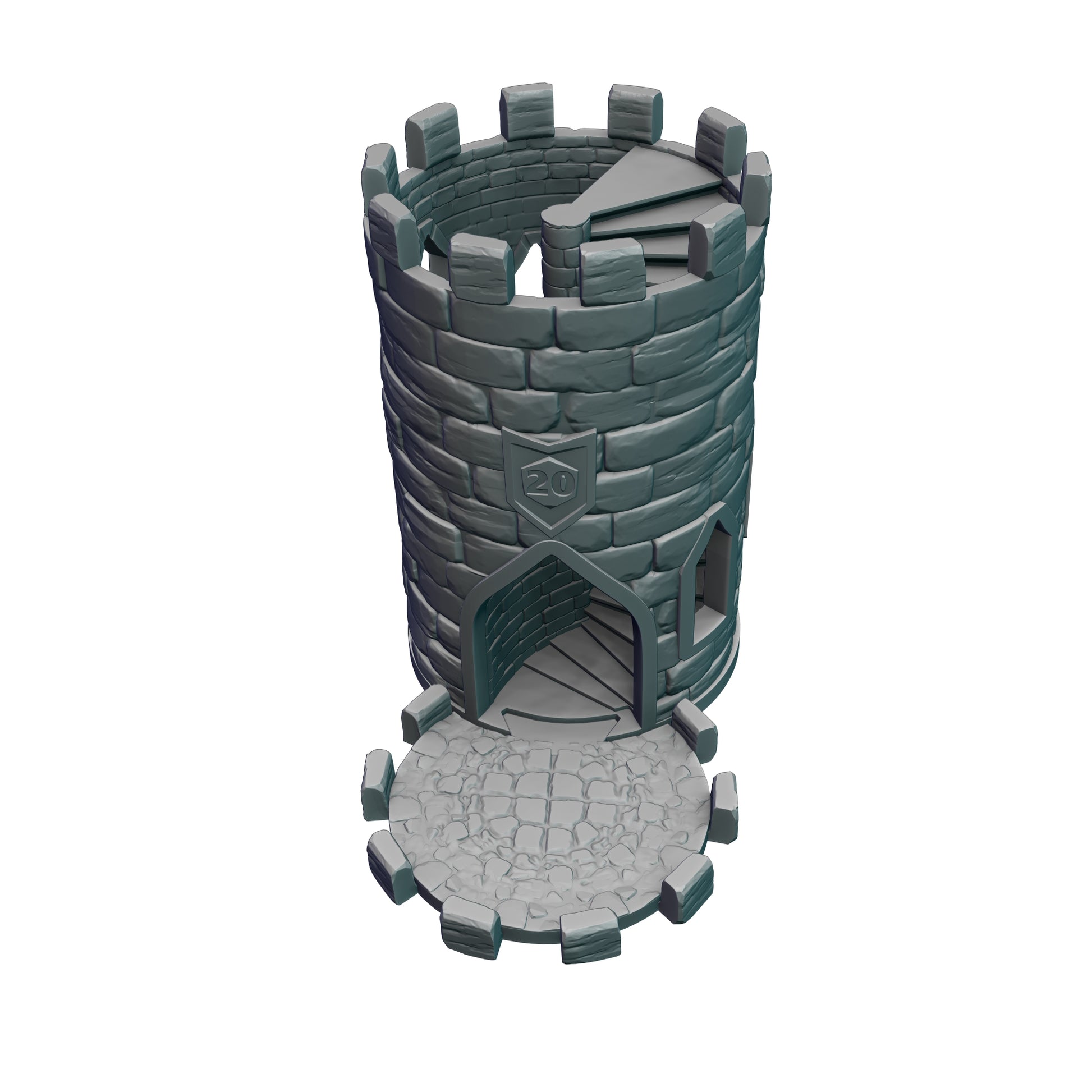 Ars Moriendi - Mythic Dice Tower - Mug Insert  - DnD/TTRPG/Roleplaying/Wargames - Helios3DPrinting