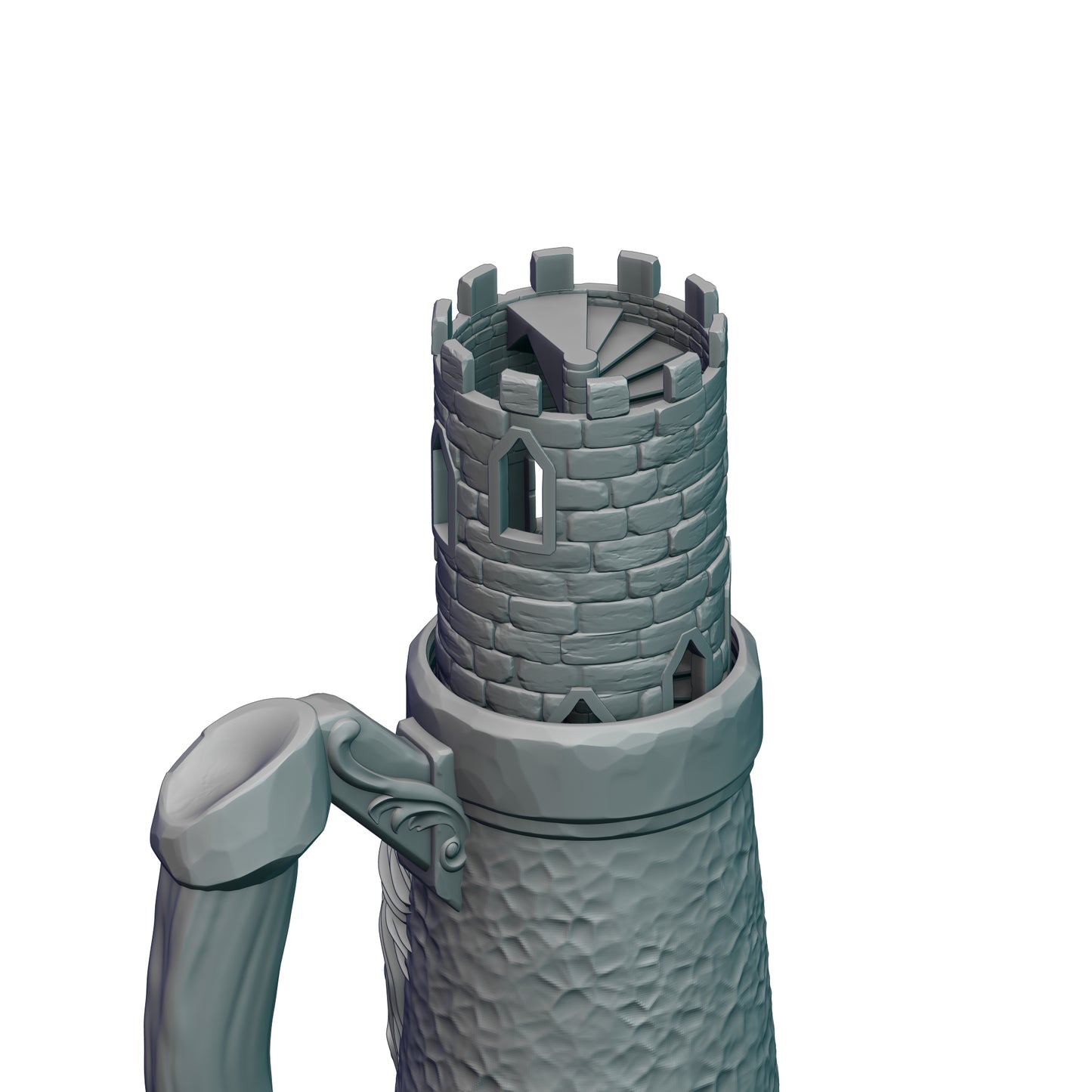 Ars Moriendi - Mythic Dice Tower - Mug Insert  - DnD/TTRPG/Roleplaying/Wargames - Helios3DPrinting