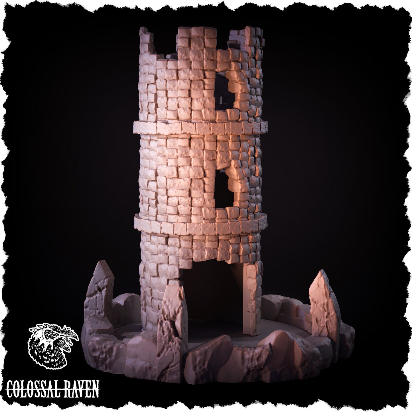 Colossal Raven - Dice Tower - DnD/TTRPG/Roleplaying/Wargames