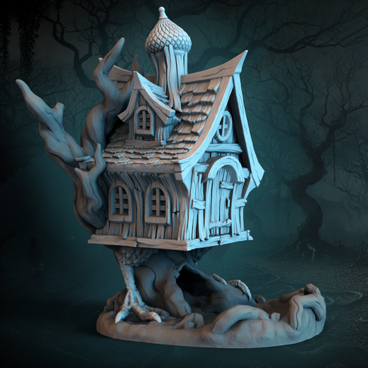 Fantasy3DTabletop - Baba Yaga Dice Tower - DnD/TTRPG/Roleplaying/Wargames