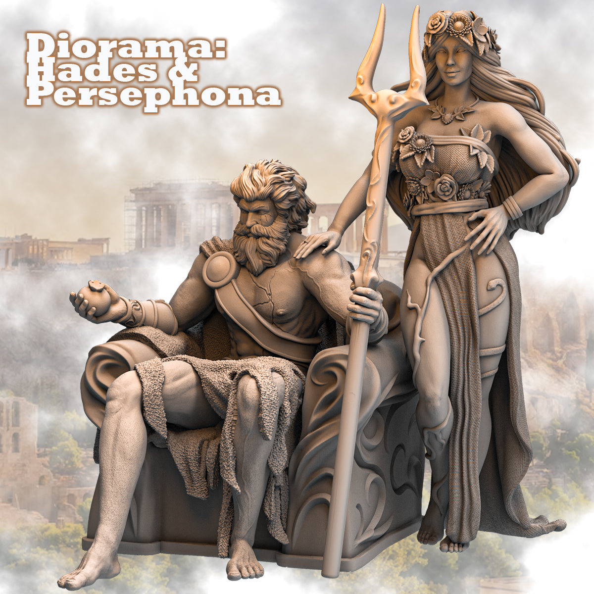 Haito - Hades & Persephone - 180mm Pin Up/Figure/Model/Diorama