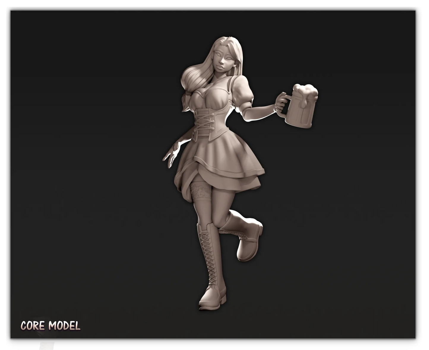 Doki3D - Ostara - 75mm Pin Up/Figure/Model/Diorama