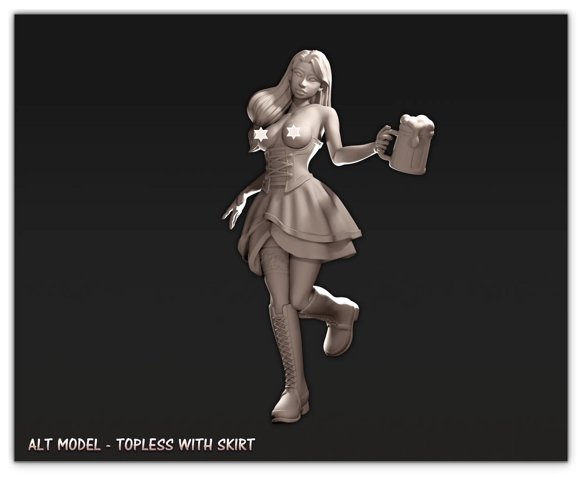 Doki3D - Ostara - 75mm Pin Up/Figure/Model/Diorama
