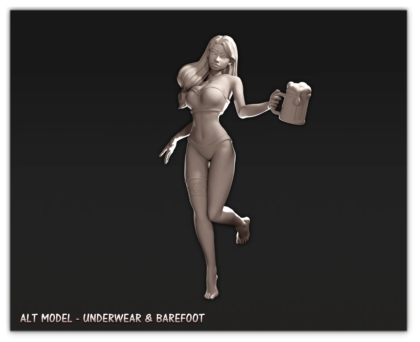 Doki3D - Ostara - 75mm Pin Up/Figure/Model/Diorama