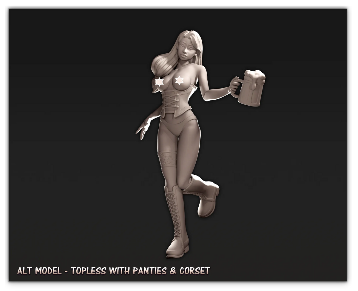 Doki3D - Ostara - 75mm Pin Up/Figure/Model/Diorama