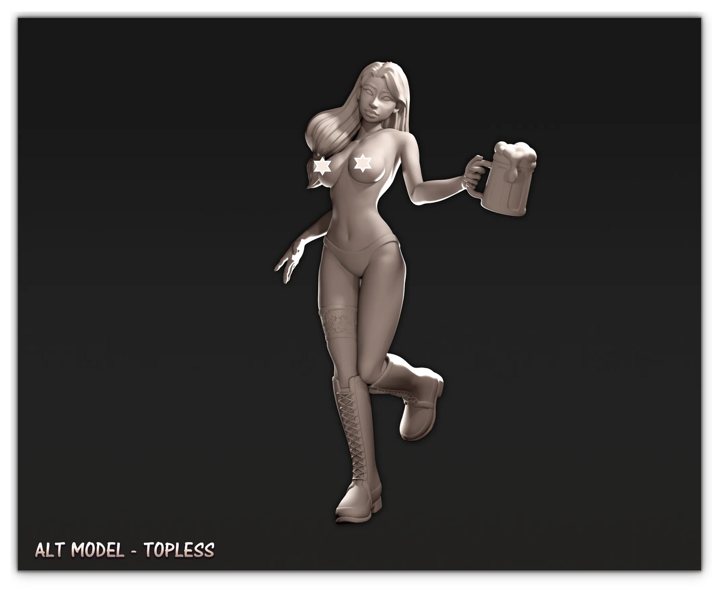 Doki3D - Ostara - 75mm Pin Up/Figure/Model/Diorama