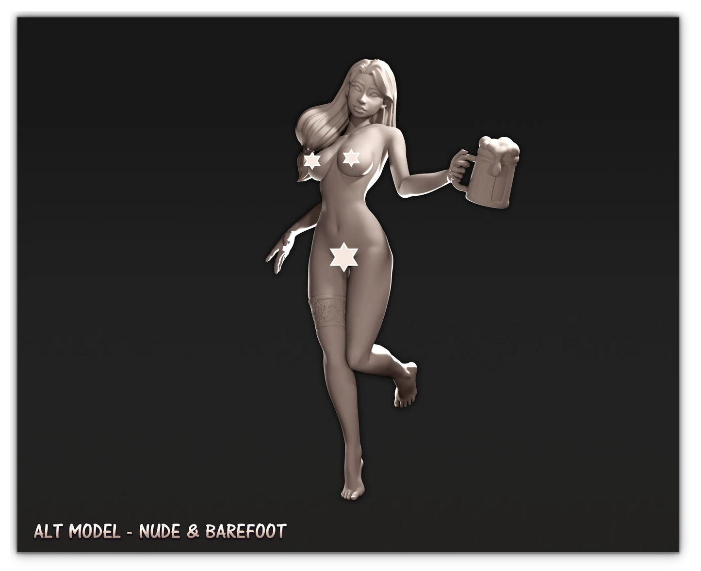 Doki3D - Ostara - 75mm Pin Up/Figure/Model/Diorama