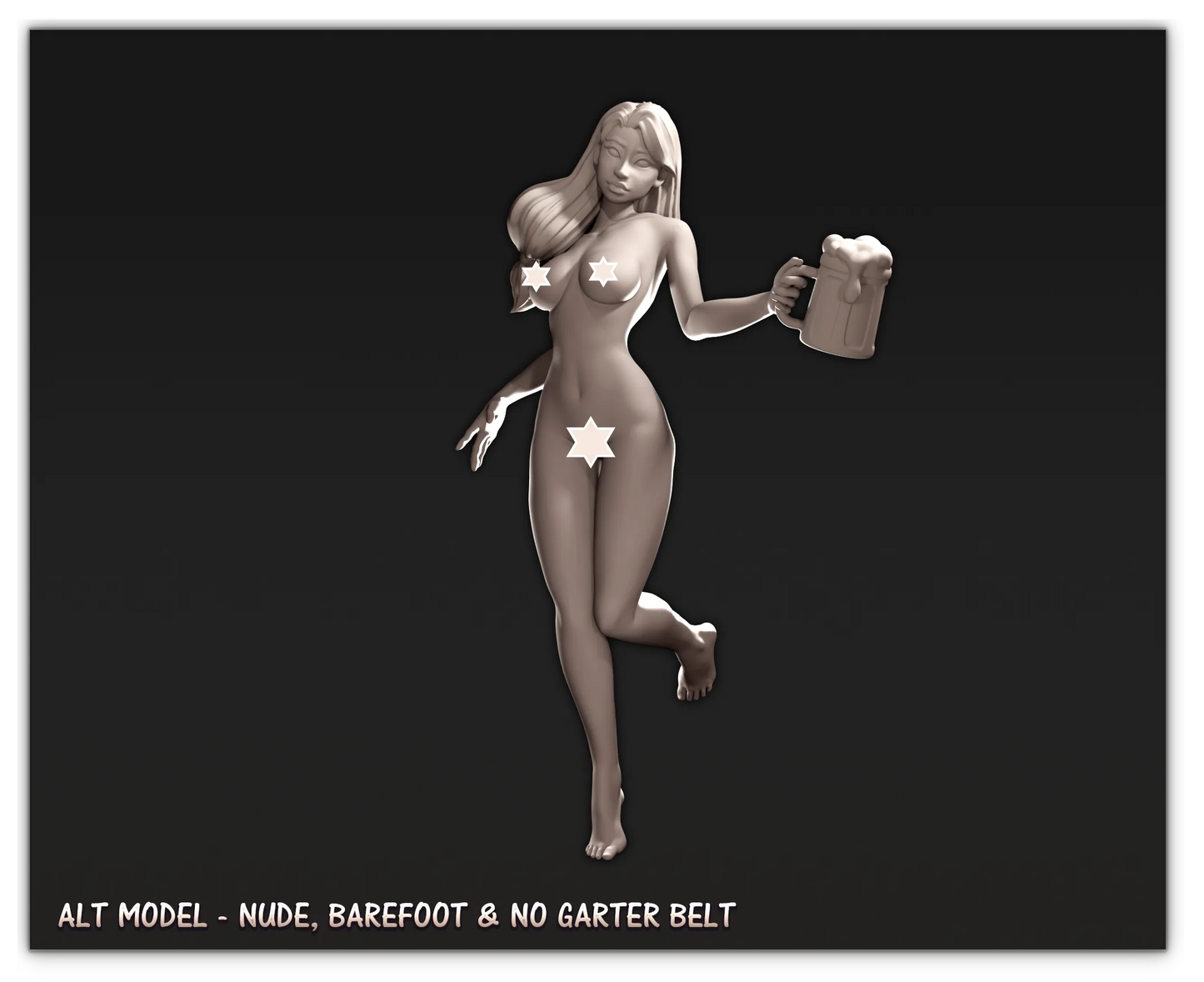 Doki3D - Ostara - 75mm Pin Up/Figure/Model/Diorama