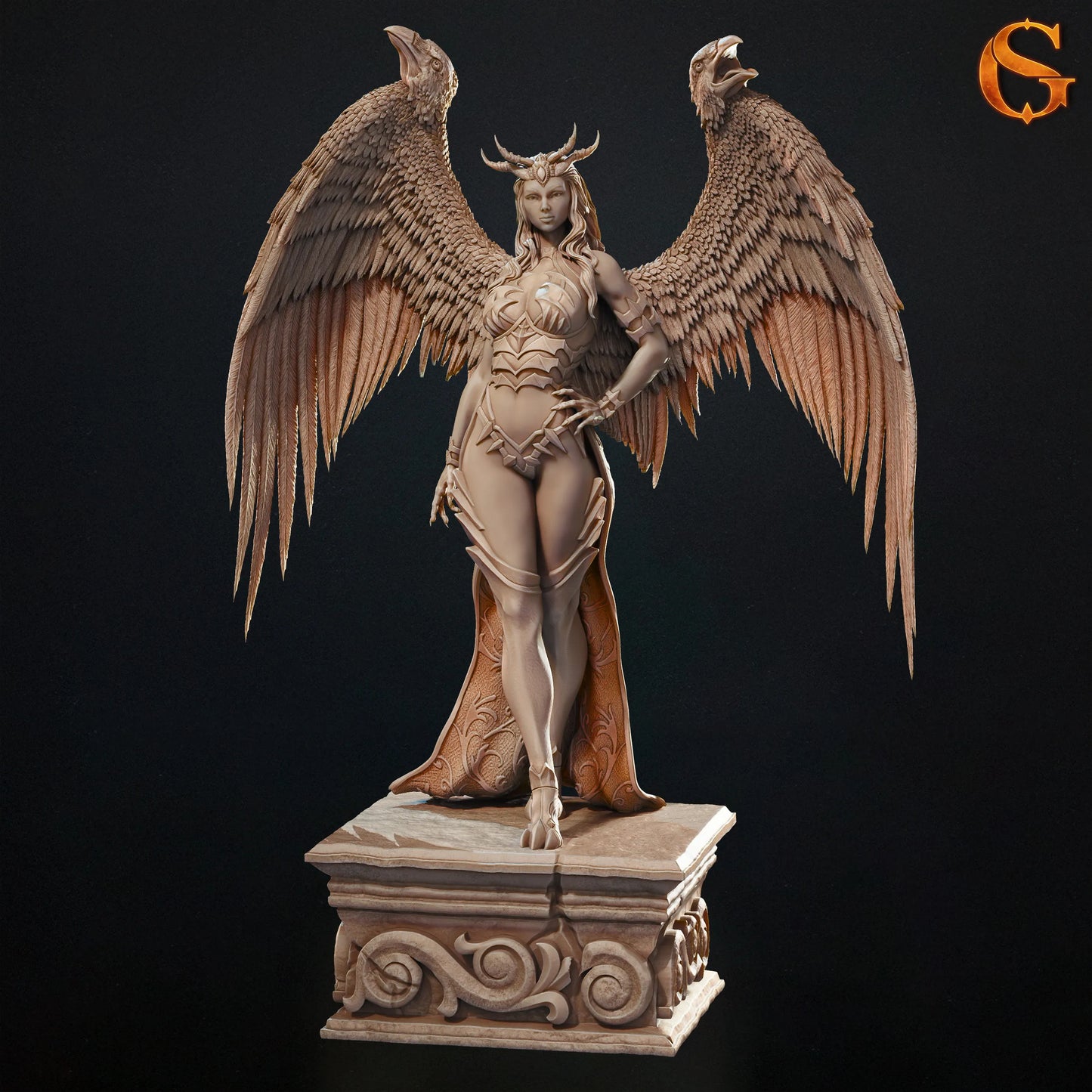 Solgoodcreations - Gargoyle Queen Domina Monstrua - 75/140mm Pin Up/Figure/Model/Diorama