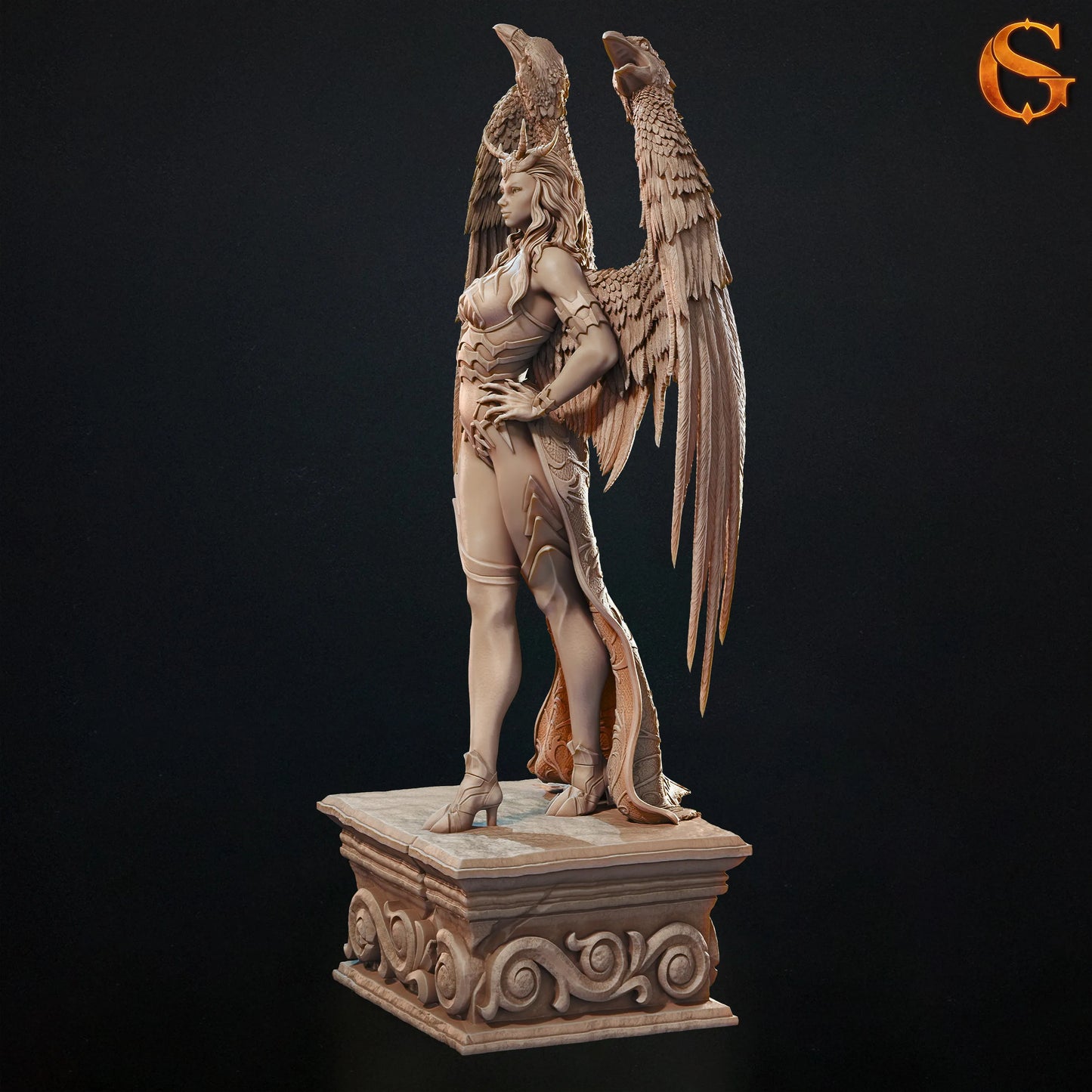 Solgoodcreations - Gargoyle Queen Domina Monstrua - 75/140mm Pin Up/Figure/Model/Diorama