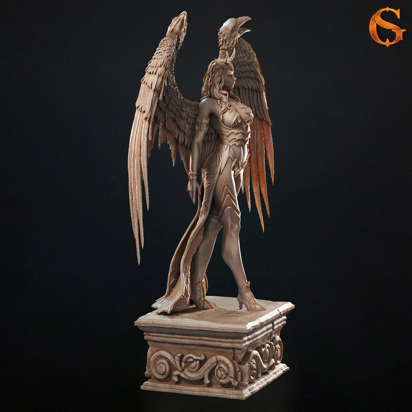 Solgoodcreations - Gargoyle Queen Domina Monstrua - 75/140mm Pin Up/Figure/Model/Diorama
