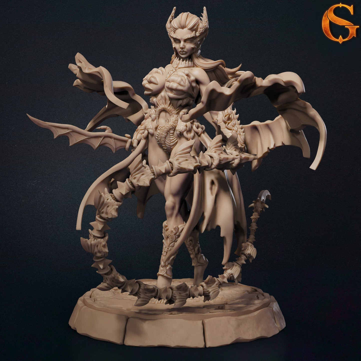 Solgoodcreations - Dragon Queen - DnD/TTRPG Figure/Miniature
