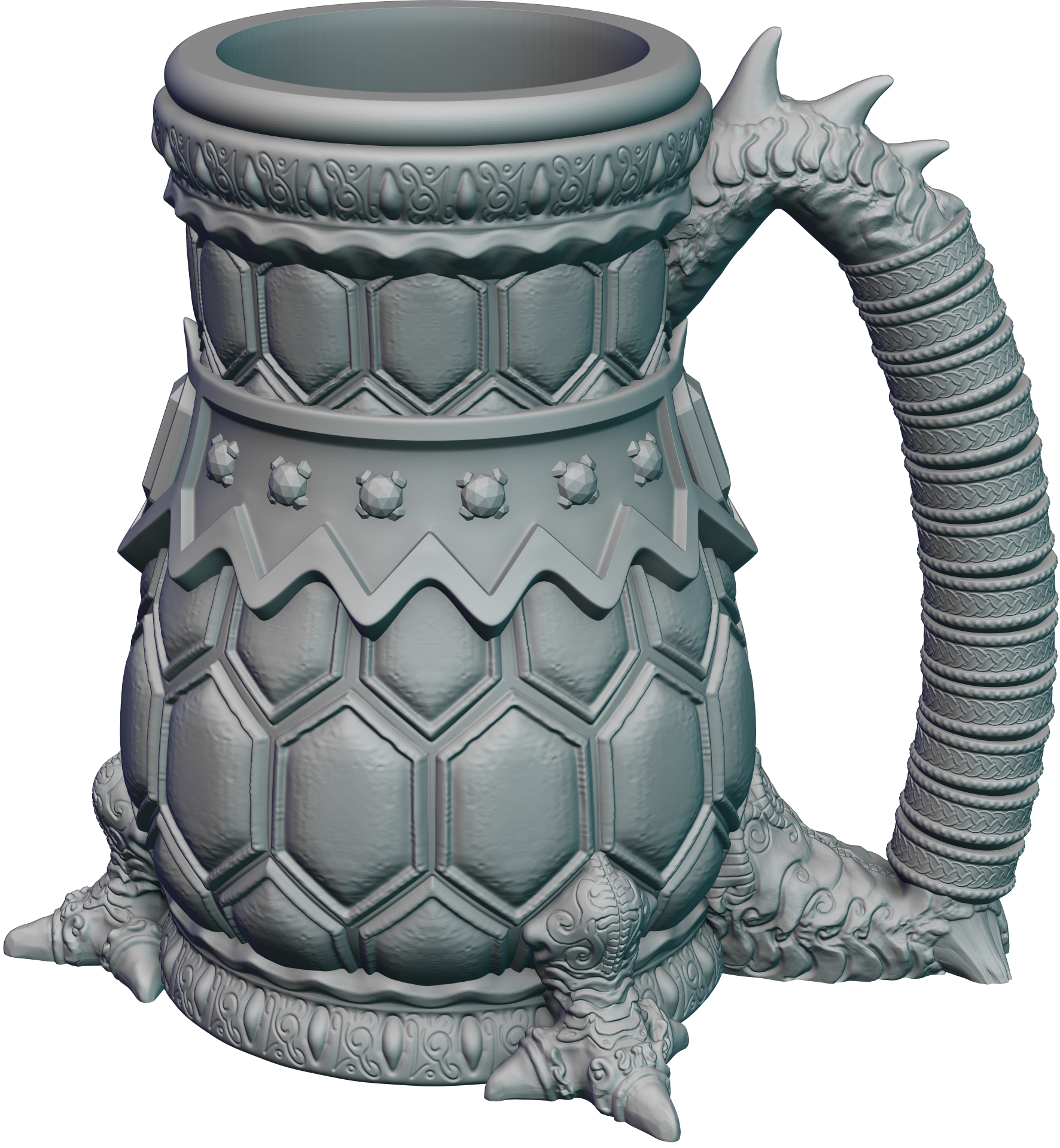 Ars Moriendi - Mythic Mugs - Dragonblooded - DnD/TTRPG/Roleplaying/Wargames - Helios3DPrinting