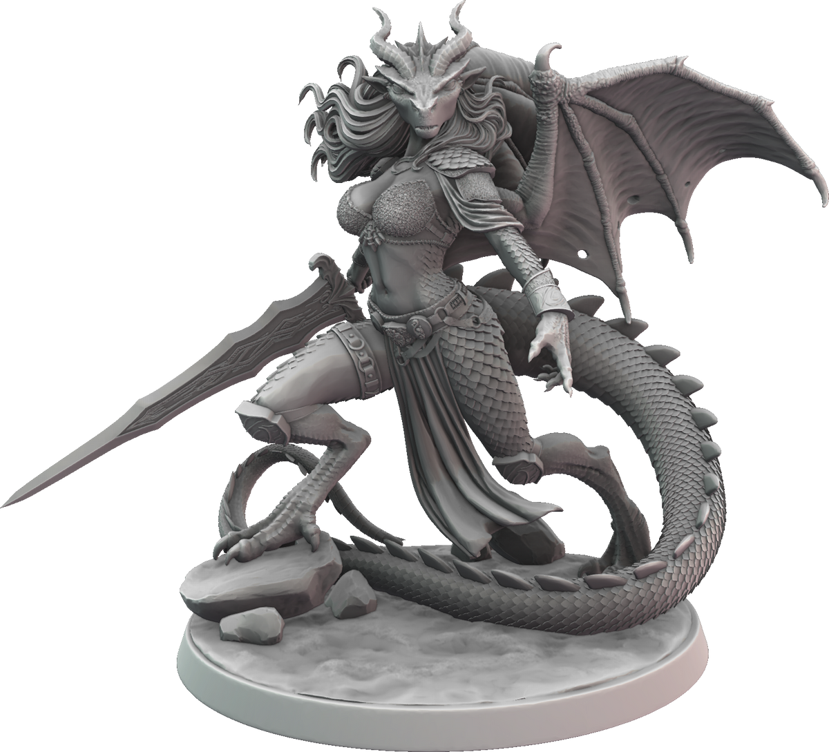 Cosmondo - Savage Souls - Drakira Flameheart - 75/120mm Pin Up/Figure/Model/Diorama