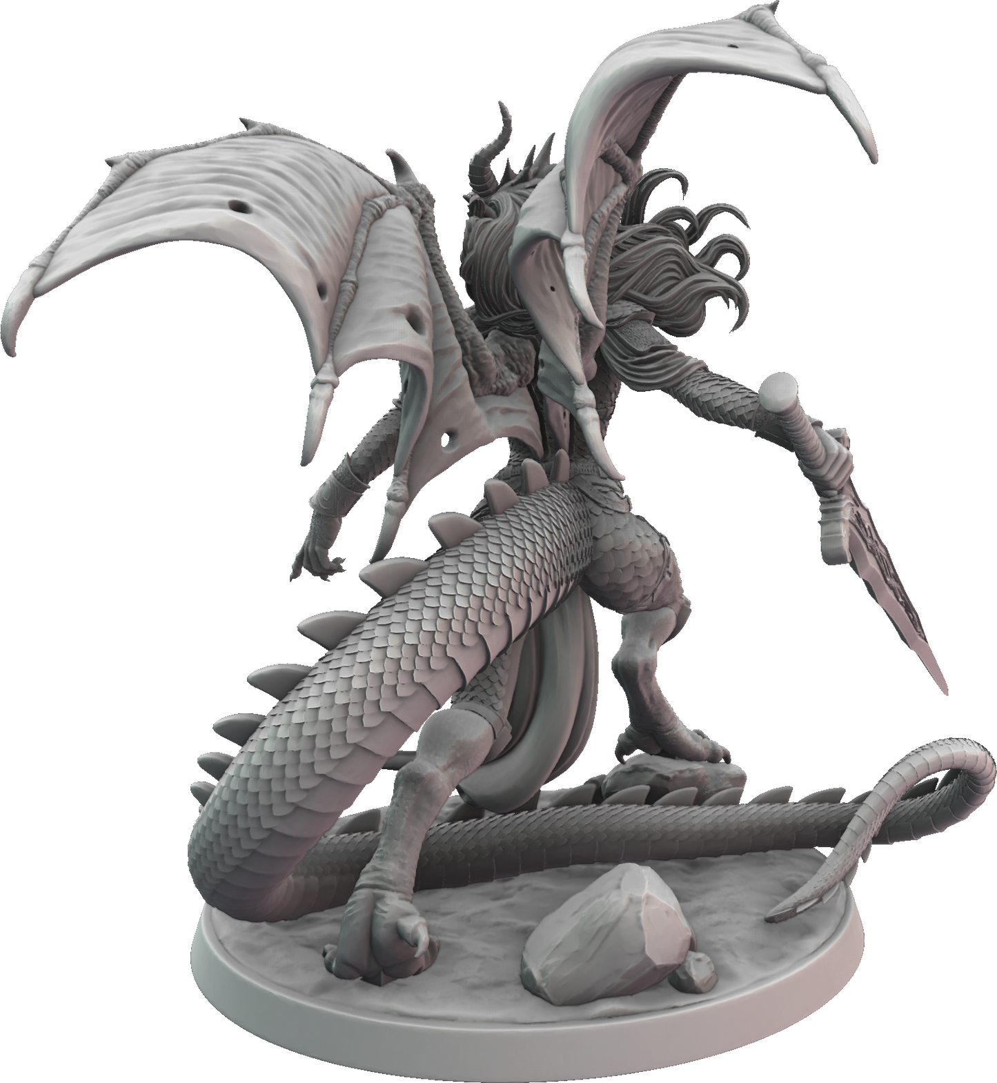 Cosmondo - Savage Souls - Drakira Flameheart - 75/120mm Pin Up/Figure/Model/Diorama