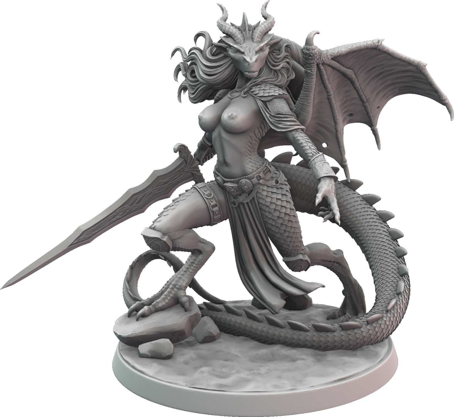 Cosmondo - Savage Souls - Drakira Flameheart - 75/120mm Pin Up/Figure/Model/Diorama