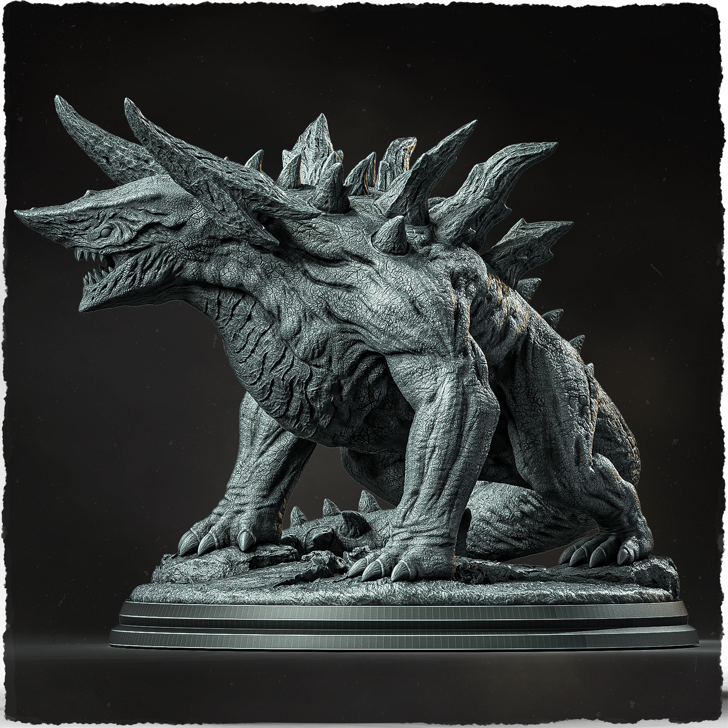 Evox Arts - Arcanterra #3 - Kaiju Dragon - DnD/TTRPG Figure/Miniature