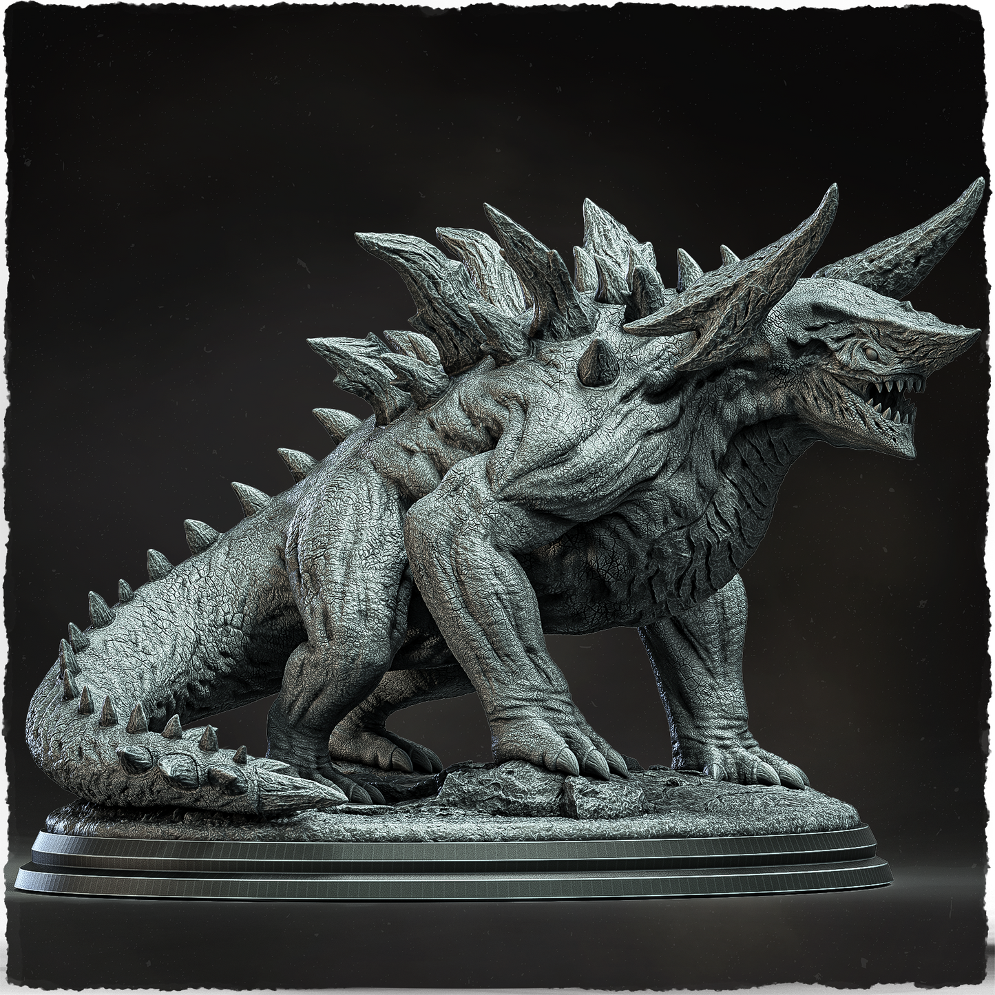 Evox Arts - Arcanterra #3 - Kaiju Dragon - DnD/TTRPG Figure/Miniature
