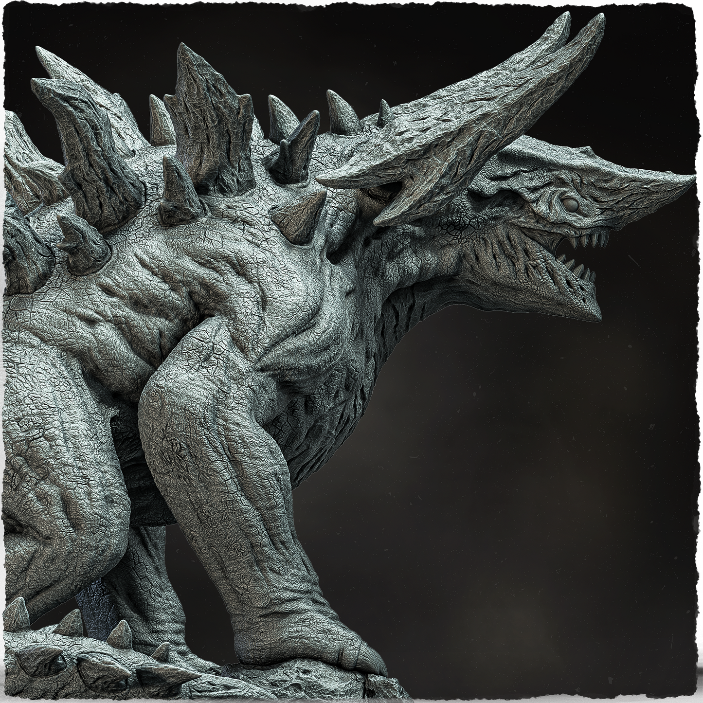 Evox Arts - Arcanterra #3 - Kaiju Dragon - DnD/TTRPG Figure/Miniature