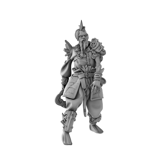 3DPZstudio - Dreadmist - Draugr Firstmate - DnD/TTRPG Figure/Miniature - Helios3DPrinting