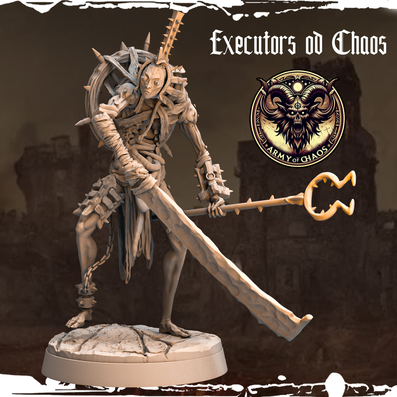 Monolith Arts - Beasts - Deadful Excecutor - DnD/TTRPG Figure/Miniature