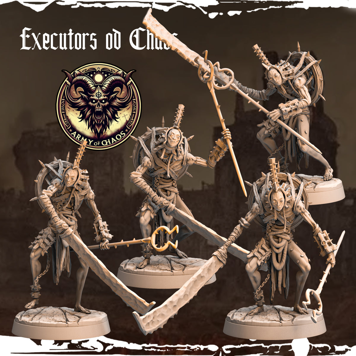 Monolith Arts - Beasts - Deadful Excecutor - DnD/TTRPG Figure/Miniature