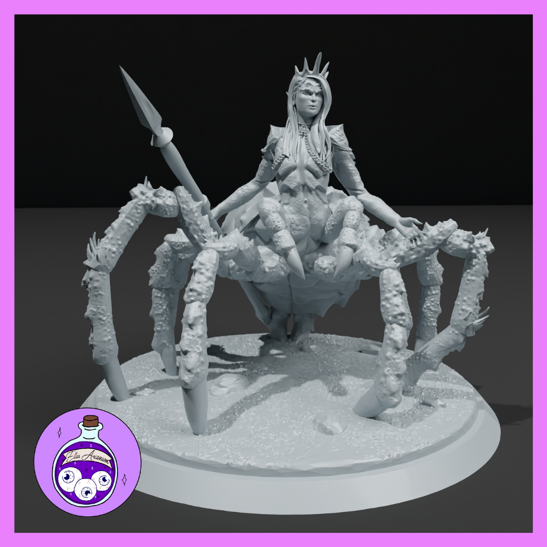 Ella's Arcanum - RPG Essentials #2 - Drider - DnD/Pathfinder/TTRPG