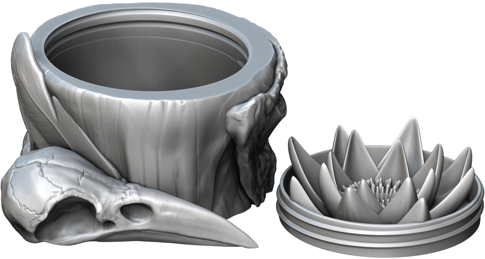 Ars Moriendi - Mythic Dice Box - Druid - DnD/TTRPG/Roleplaying/Wargames - Helios3DPrinting