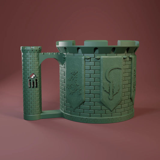 Jacob & Kira - Can-Holding Dice Towers - Druid - DnD/TTRPG/Roleplaying/Wargames