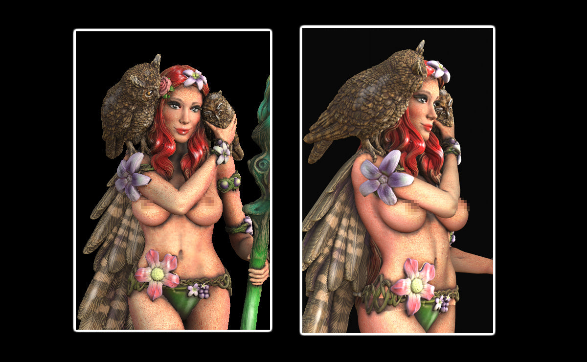 Printomancer - Dryad: Eloven - 32/75mm Pin Up/Figure/Model/Diorama