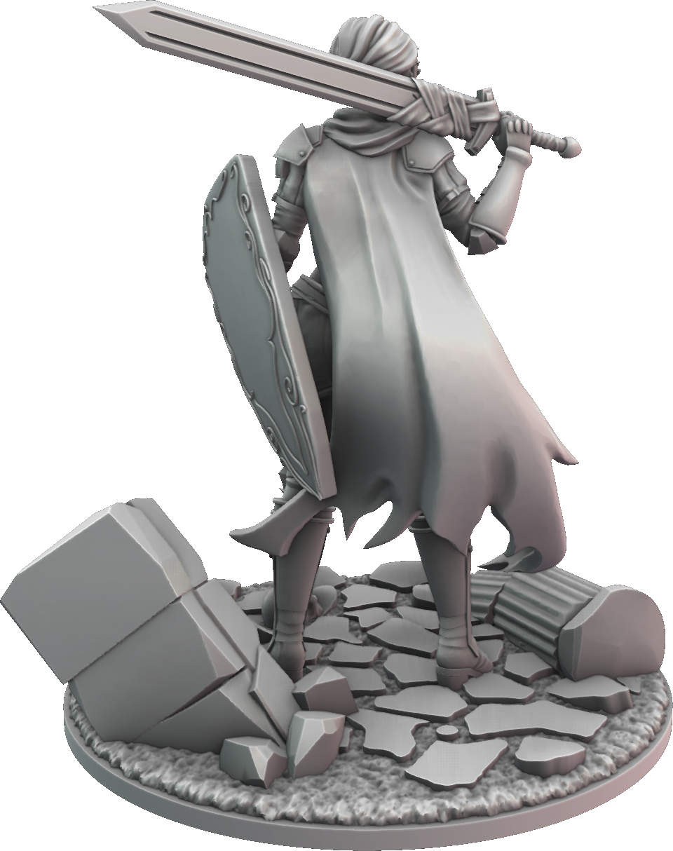 Minihoard - Princess & Dwarven Mercs - Dua Faith - DnD/TTRPG Figure/Miniature