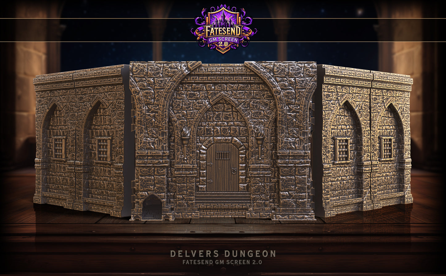 FatesEnd - GM Screen - Delver's Dungeon - DnD/TTRPG/Roleplaying/Wargames