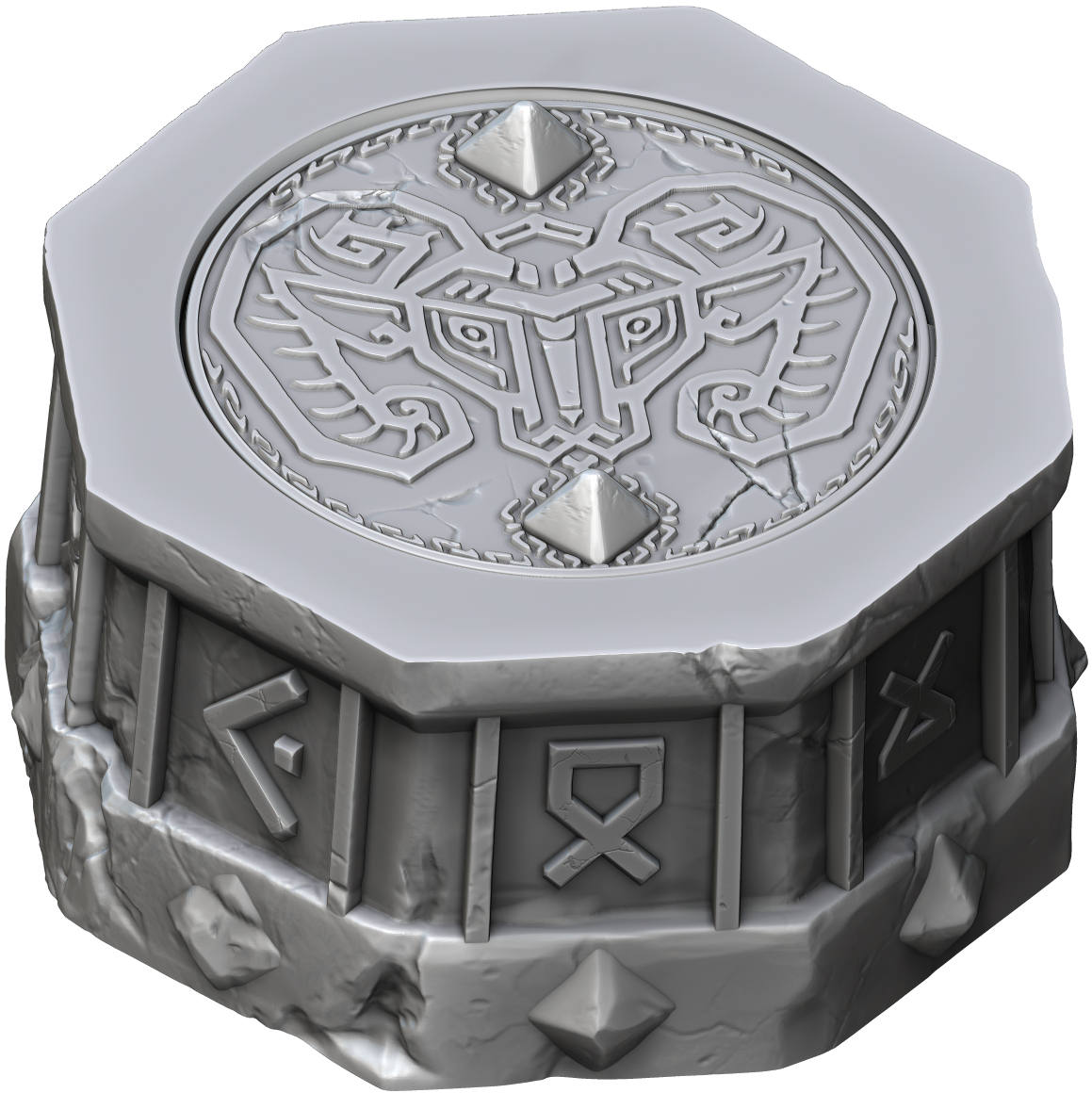Ars Moriendi - Mythic Dice Box - Dwarf - DnD/TTRPG/Roleplaying/Wargames - Helios3DPrinting