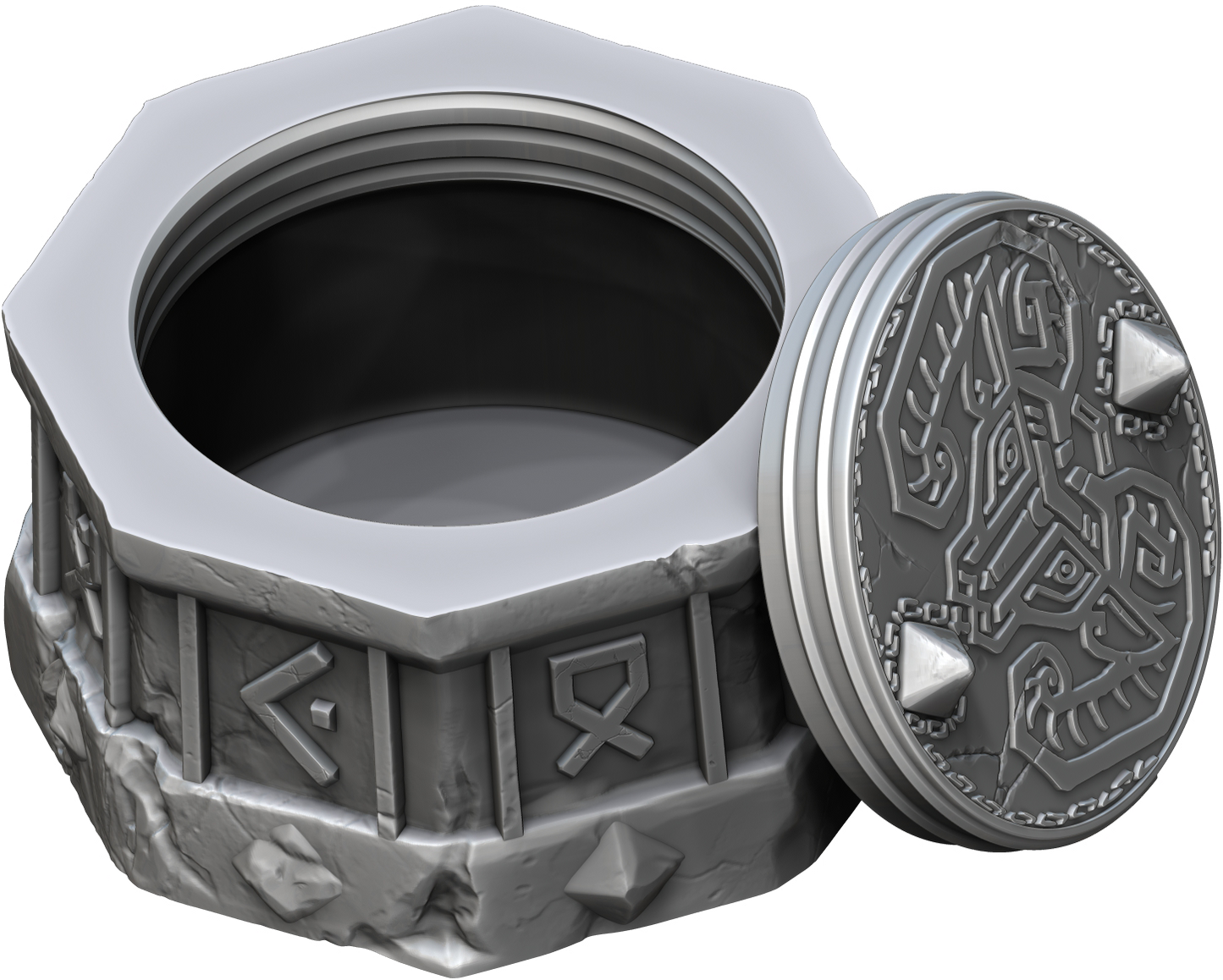 Ars Moriendi - Mythic Dice Box - Dwarf - DnD/TTRPG/Roleplaying/Wargames - Helios3DPrinting