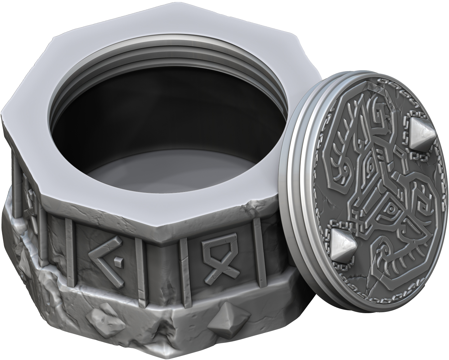 Ars Moriendi - Mythic Dice Box - Dwarf - DnD/TTRPG/Roleplaying/Wargames - Helios3DPrinting