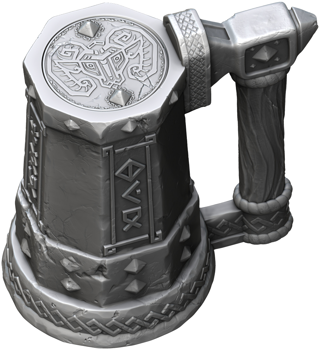 Ars Moriendi - Mythic Mugs - Dwarf - DnD/TTRPG/Roleplaying/Wargames - Helios3DPrinting
