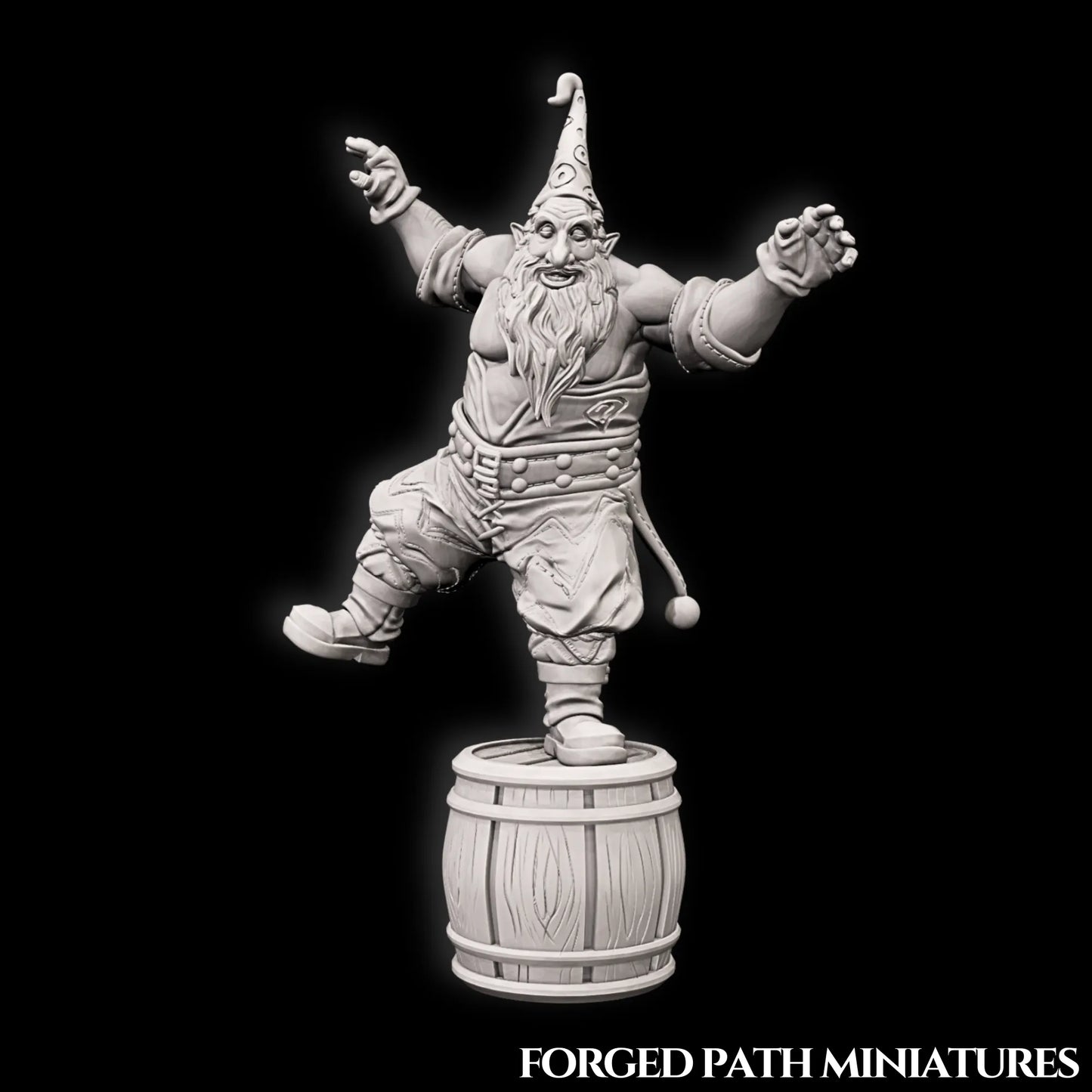 Forged Path - Willowbrook Circus - Dwarf - DnD/Pathfinder/TTRPG Figure