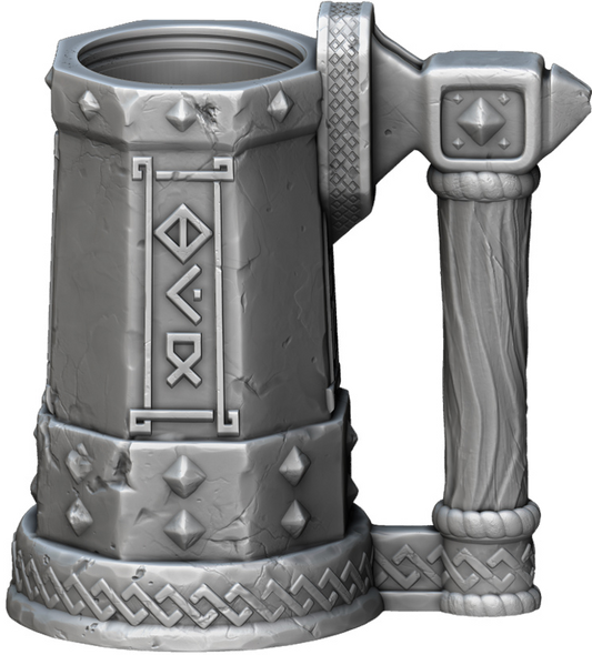 Ars Moriendi - Mythic Mugs - Dwarf - DnD/TTRPG/Roleplaying/Wargames - Helios3DPrinting