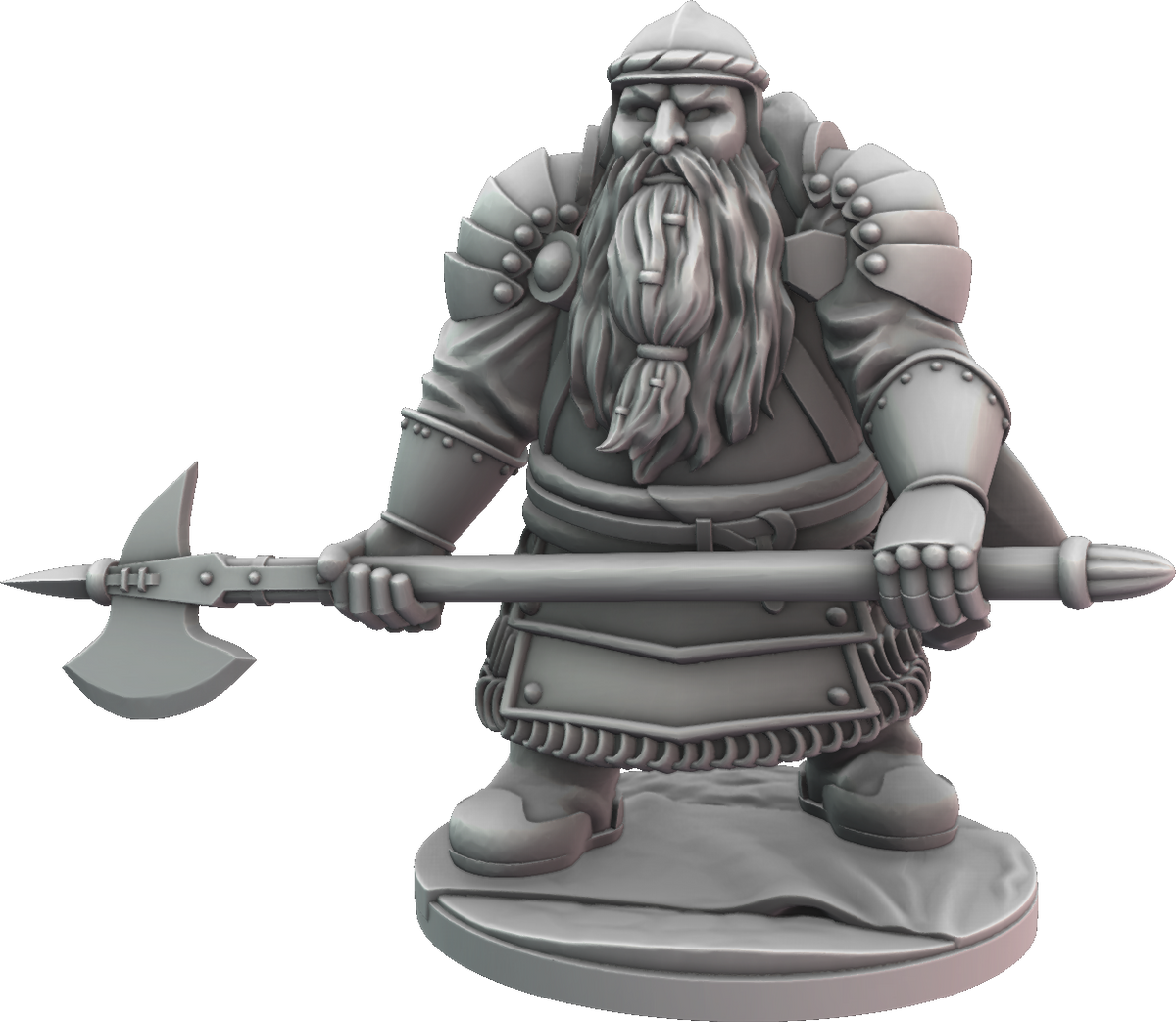 Minihoard - Princess & 7 Dwarves - General Hader - DnD/TTRPG Figure/Miniature