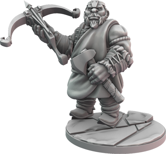 Minihoard - Princess & Dwarven Mercs - Earl the Brave - DnD/TTRPG Figure/Miniature