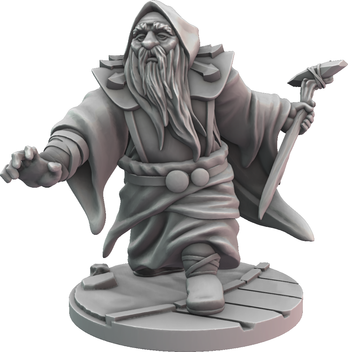 Minihoard - Princess & Dwarven Mercs - Wizard Drusson - DnD/TTRPG Figure/Miniature