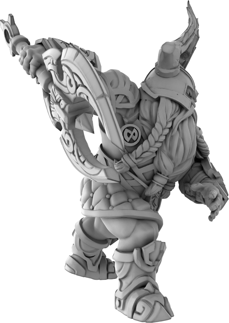 Brayan Nafarrate - Dwarf #1 - DnD/TTRPG Figure/Miniature