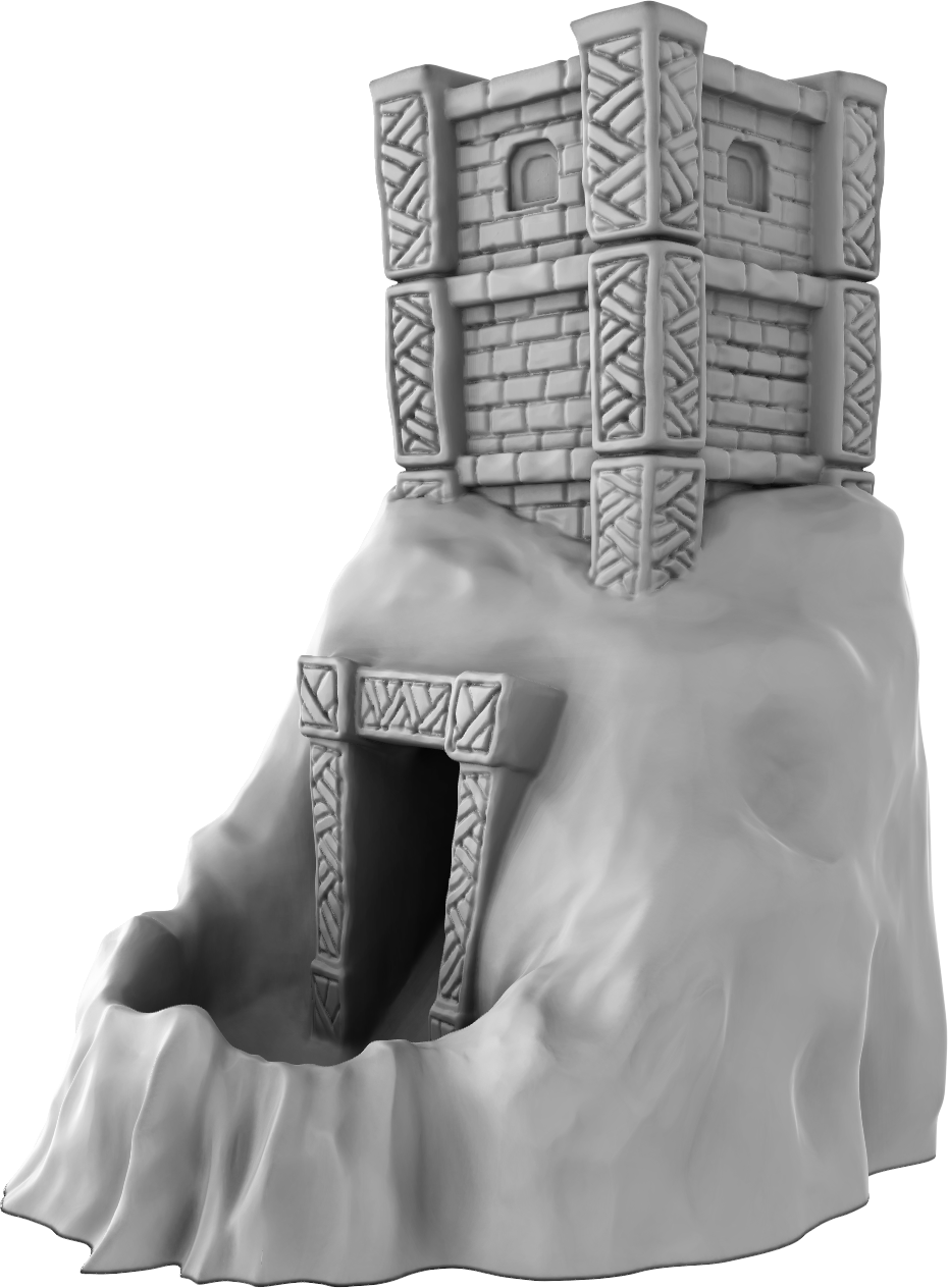 Minton Minis - Dwarven Dice Tower - DnD/TTRPG/Roleplaying/Wargames