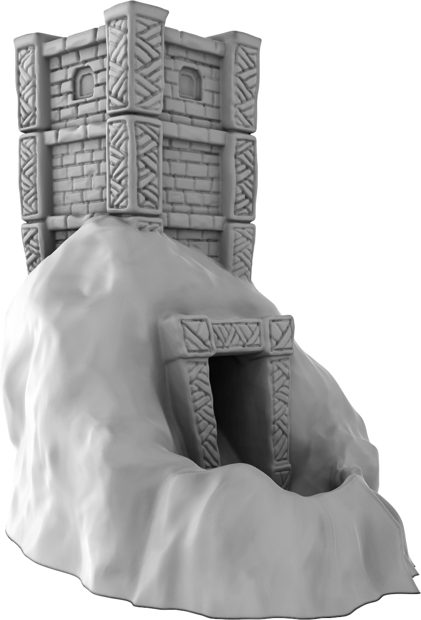 Minton Minis - Dwarven Dice Tower - DnD/TTRPG/Roleplaying/Wargames