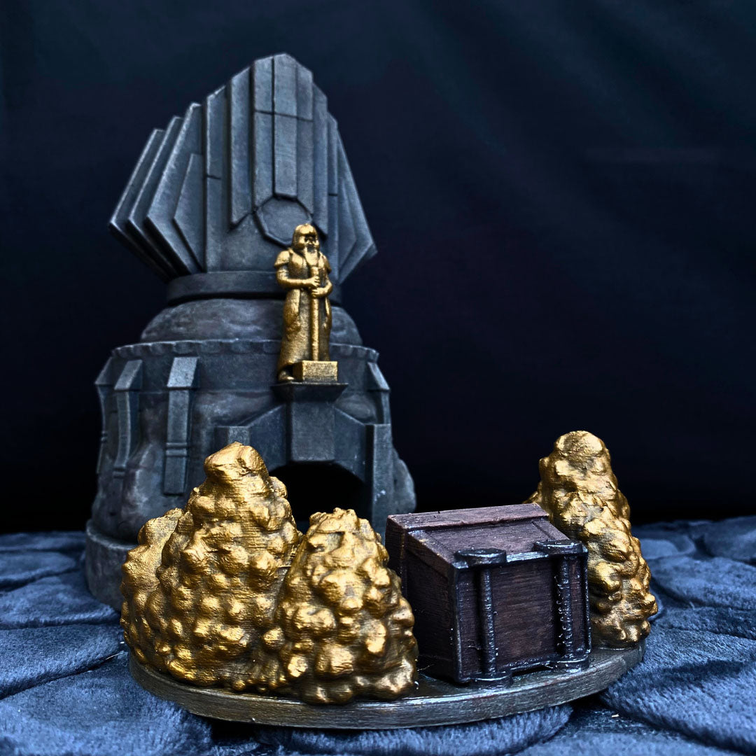 Always Sleep in Armor - Dwarven Mine Dice Tower - DnD/TTRPG/Roleplaying/Wargames - Helios3DPrinting