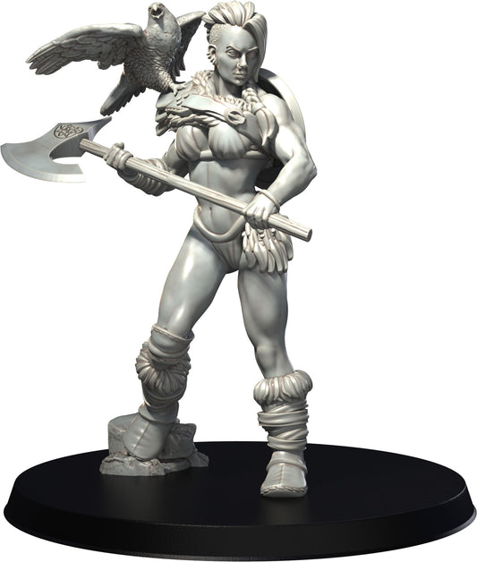3D IPStudios - Female Warriors #1 - Eira - Pin Up/Figure/Model/Diorama - Helios3DPrinting