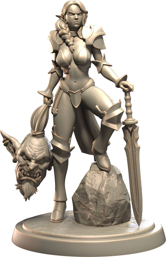 3D IPStudios - Elf Warriors - Eldariel - Pin Up/Figure/Model/Diorama - Helios3DPrinting