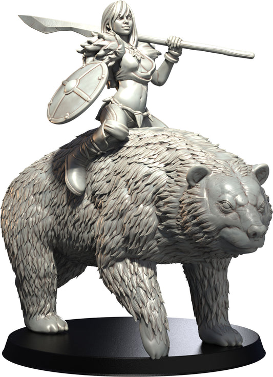 3D IPStudios - Female Warriors #1 - Elowen - Pin Up/Figure/Model/Diorama - Helios3DPrinting