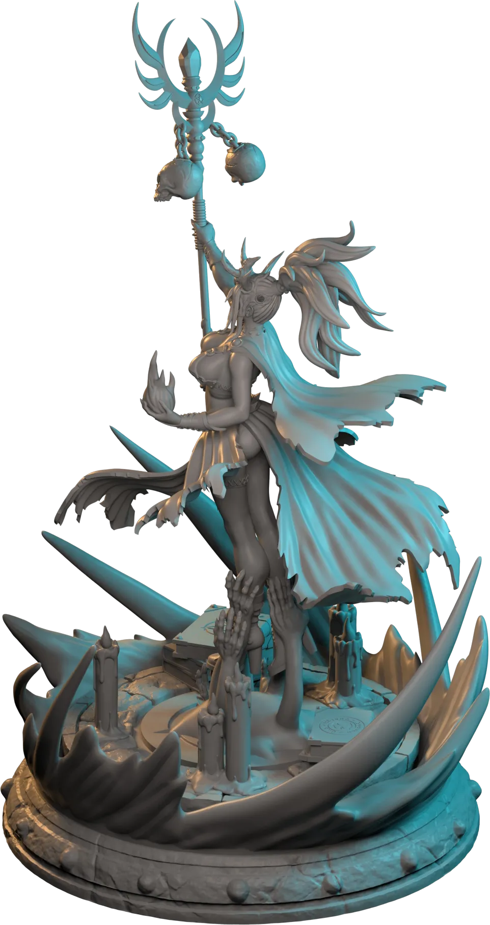 Clover Leaves - Fighter Girl #4 - Eva - 75mm Pin Up/Figure/Model/Diorama