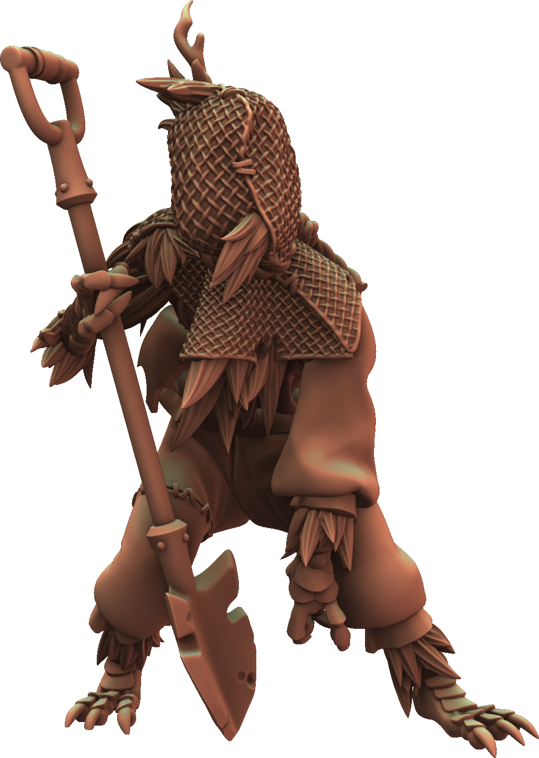 3DPZstudio - Hallowswheat - Effegy #2 - DnD/TTRPG Figure/Miniature